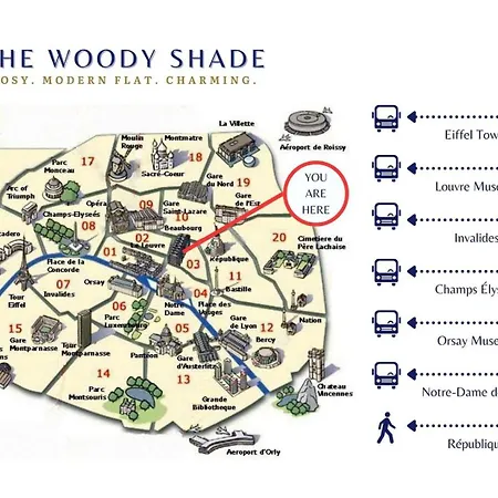 Appartamento Le Shade Of Grey - Cosy - By Mon Petit Faré Parigi